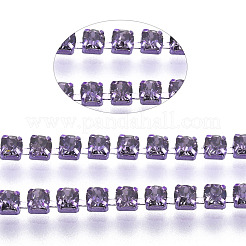 Électrophorèse fer strass strass chaînes&nbsp;CHC-Q009-SS6.5-B13