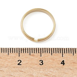 Componenti di anelli di dito regolabili in ottone&nbsp;KK-K414-09G