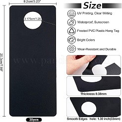30 plaque de porte en PVC&nbsp;AJEW-GL0001-21