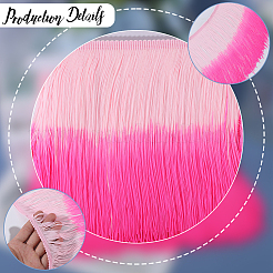 Ruban à pompons dégradé en chinlon de 2.5 m&nbsp;OCOR-GF0005-47A