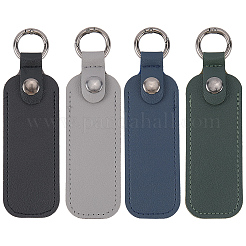 Étui porte-clés en cuir PU pour clé USB (4 pièce).&nbsp;AJEW-CL0002-61B