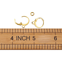 Risultati di orecchini a cerchio in ottone huggie e anelli di salto aperti&nbsp;KK-TA0007-83G