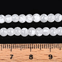 Cuentas de vidrio de hornear pintada&nbsp;DGLA-N015-4mm-01