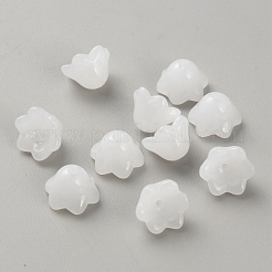 Tappi di perline di vetro sfumato&nbsp;GLAA-WH0017-09A-03