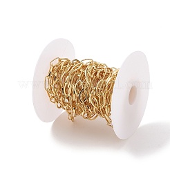 Occhio di cavallo in ottone e catene a maglie ovali&nbsp;CHC-K013-10G