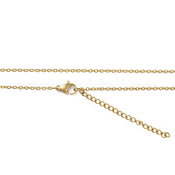 Collane con ciondolo in acciaio inossidabile 304&nbsp;NJEW-E141-05