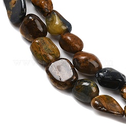 Natürliche Pietersite Perlenstränge&nbsp;G-A286-A01-01