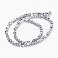 Electroplate non magnetici ematite sintetico fili di perline&nbsp;G-A170-05B-P