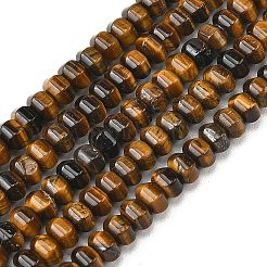 Natürlichen Tigerauge Perlen Stränge&nbsp;G-G458-C01-4x6mm