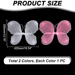 2 Stück 2 Farben Nylon Ornament Zubehör&nbsp;DIY-GA0007-39