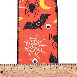 Ruban câblé en polyester imprimé Halloween de 5 mètre&nbsp;OCOR-K009-02A