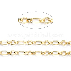 Catena figaro in ottone&nbsp;CHC-D028-01G