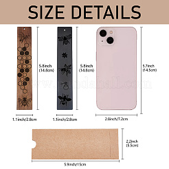 2 ensemble de marque-pages en bois&nbsp;AJEW-CP0008-77E