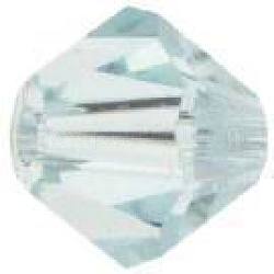 Austrian Crystal Beads, 5301_Bicone, 361_Light Azore, 8x8mm, Hole: 1mm