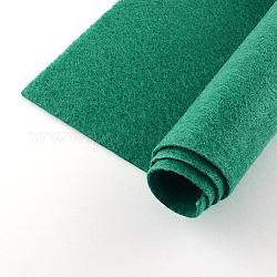 Nicht gewebter Stickerei-Nadelfilz für das Basteln, Viereck, grün, 298~300x298~300x1 mm, ca. 50 Stk. / Beutel