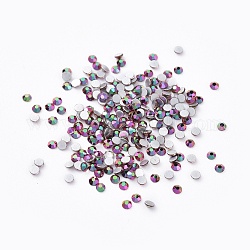 K9 strass opale brillant, décoration d'ongle de pierres précieuses rondes plates, pour les embellissements de fabrication de bijoux de bricolage, rose, 1.6mm, environ 1440pc / bag
