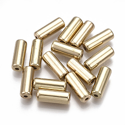 Ccb Kunststoff-Perlen, Kolumne, golden, 13x5 mm, Bohrung: 1.5 mm, ca. 1676 Stk. / 500 g