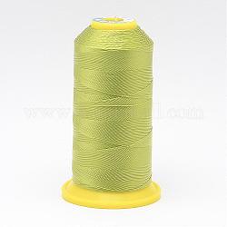 Nylon Sewing Thread, Green Yellow, 0.4mm, about 400m/roll