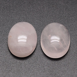 Cabochons de quartz rose naturelle ovale, 14x10x4.5mm
