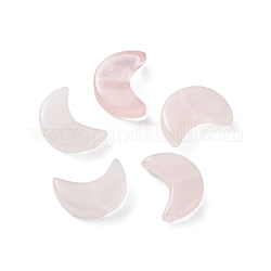 Naturale perle di quarzo rosa, mezza luna, 16x11~12x4~4.5mm, Foro: 1~1.2 mm