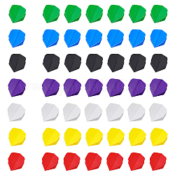 Chgcraft® 70 шт. 7 цвета дротики из абс оптом для дротиков со стальным наконечником и дротиков с мягким наконечником, разноцветные, 43x36x0.5 мм, fold: 43.5x36x36mm, 10 шт / цвет