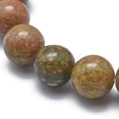 Natürliche unakite bead stretch Armbändern&nbsp;BJEW-K212-A-042-1