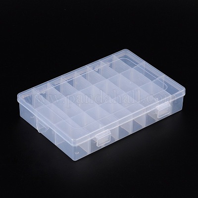1 Plastic Bead Organizer Box, Adjustable Dividers, Sewing storage,  Organizer Container Storage Box, Dividers for bead arts and crafts