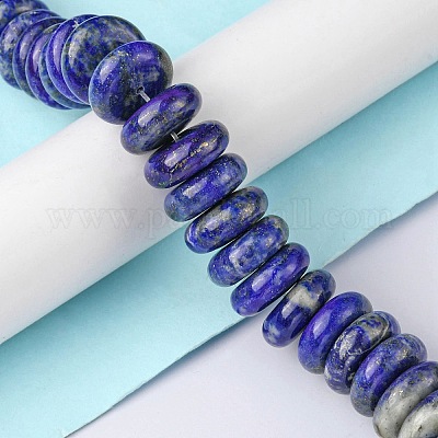 Natürlicher Lapislazuli Perlenstränge&nbsp;G-F743-01E-1