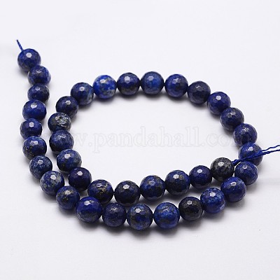 Natürlicher Lapislazuli Perlenstränge&nbsp;G-D840-38-6mm-1