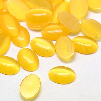Cabochons di occhio di gatto&nbsp;CE-J005-8x10mm-21-1