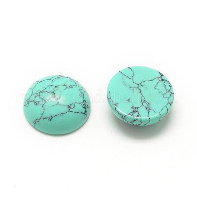 Synthetik Türkiscabochons&nbsp;G-R416-6mm-44-1