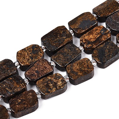 Natur Bronzit Perlen Stränge&nbsp;G-C098-A39-01-1
