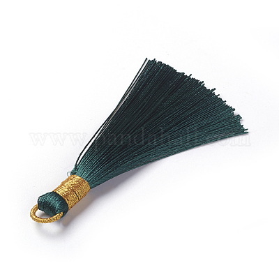 Pendentifs de gland de polyester&nbsp;FIND-I009-D24-1
