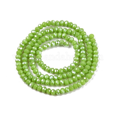 Chapelets de perles en verre électroplaqué&nbsp;EGLA-A044-P1mm-A30-1