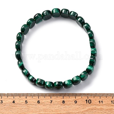 Natürliche Malachit-Stretch-Armbänder&nbsp;BJEW-F327-04-1