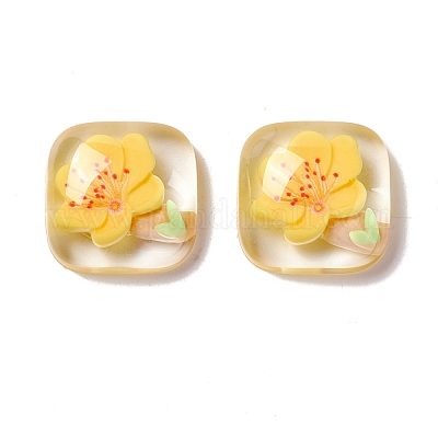 Cabochon in resina trasparente&nbsp;RESI-G034-A03-1