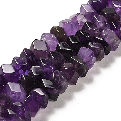 Natürlichen Amethyst Perlen Stränge&nbsp;G-N327-05-18-1