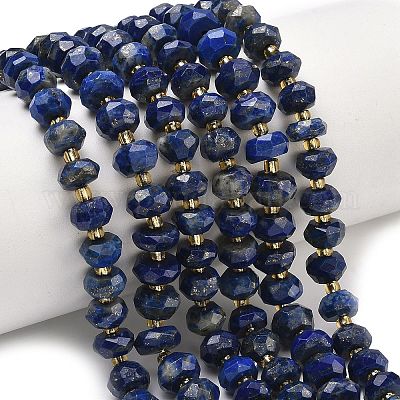 Natürlicher Lapislazuli Perlenstränge&nbsp;G-L642-J08-02-1