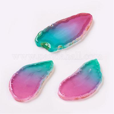 Natürliche Scheibe Achat Cabochons&nbsp;G-K190-02C-1
