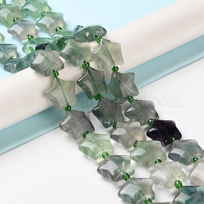 Natürlichen Fluorit Perlen Stränge&nbsp;G-NH0005-012-1