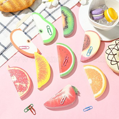 9 pieza de papel de notas con temática de frutas de 9 estilos&nbsp;ST-CJ0044-001-1