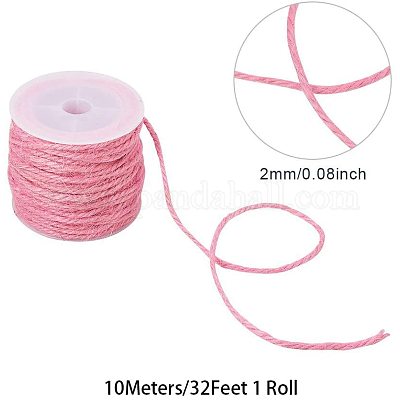 Mandala Crafts Colored Jute Twine String for Crafts – Hemp Rope Hemp Twine  for Gift Wrapping Jewelry Making – Garden Twine for Gardening