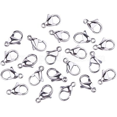 Shop PandaHall 100pcs Grade A 304 Stainless Steel Lobster Claw