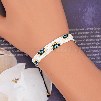 Bracelet Fantaisie En Perles - Longueur 19 Cm, Diamètre Perles ~0.6 Cm - Occasion En Très Bon état