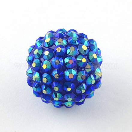 AB-Color Resin Rhinestone Beads RESI-S315-22x24-17-1