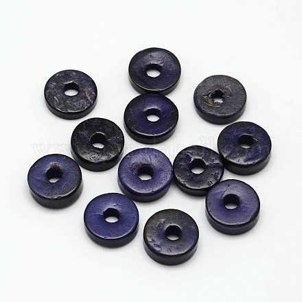 Dyed Donut Coconut Beads COCB-M001-9mm-09-1