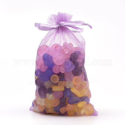 Organza Gift Bags with Drawstring OP-R016-10x15cm-22-1