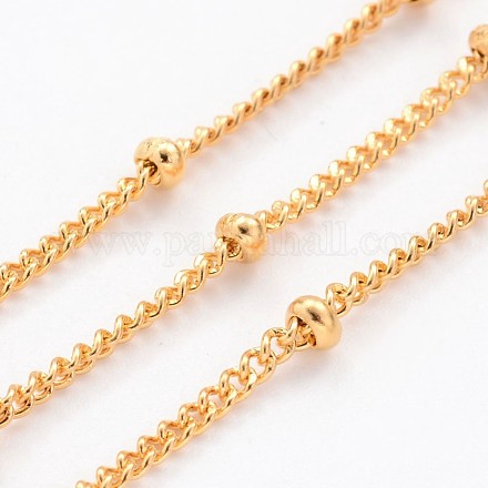 304 Stainless Steel Twisted Chains CHS-K003-02G-0.5MM-1
