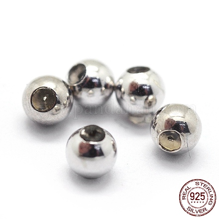 925 perlina con tappo in argento sterling placcato rodio STER-I016-106B-P-1