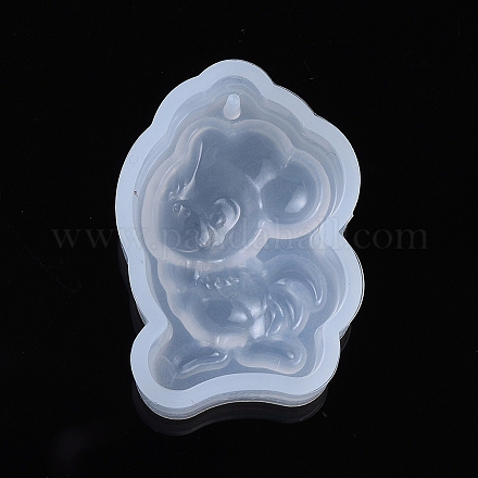 Moldes de silicona colgante del zodiaco chino DIY-I025-04E-1